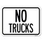 Signmission Truck Sign No Trucks Heavy-Gauge Aluminum Rust Proof Parking Sign, 18" x 24", A-1824-22786 A-1824-22786 - alternate 1